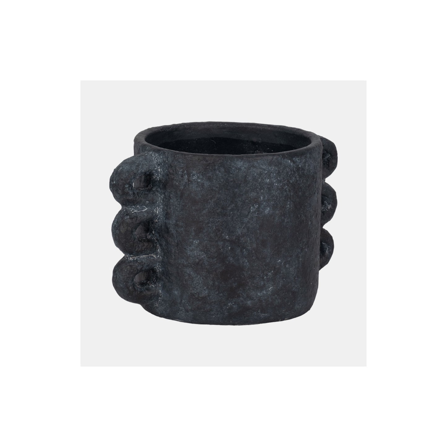 10" ARCH HANDLE PLANTER, BLACK
