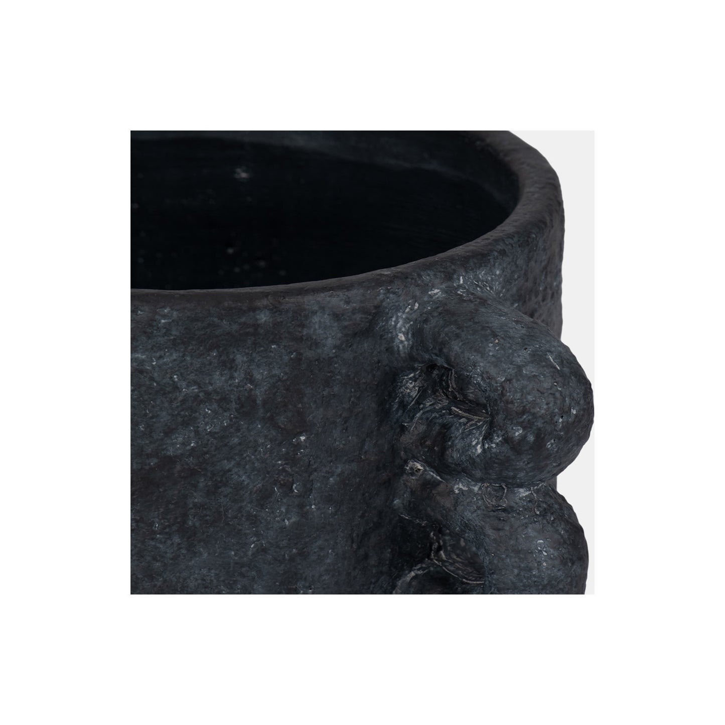 10" ARCH HANDLE PLANTER, BLACK