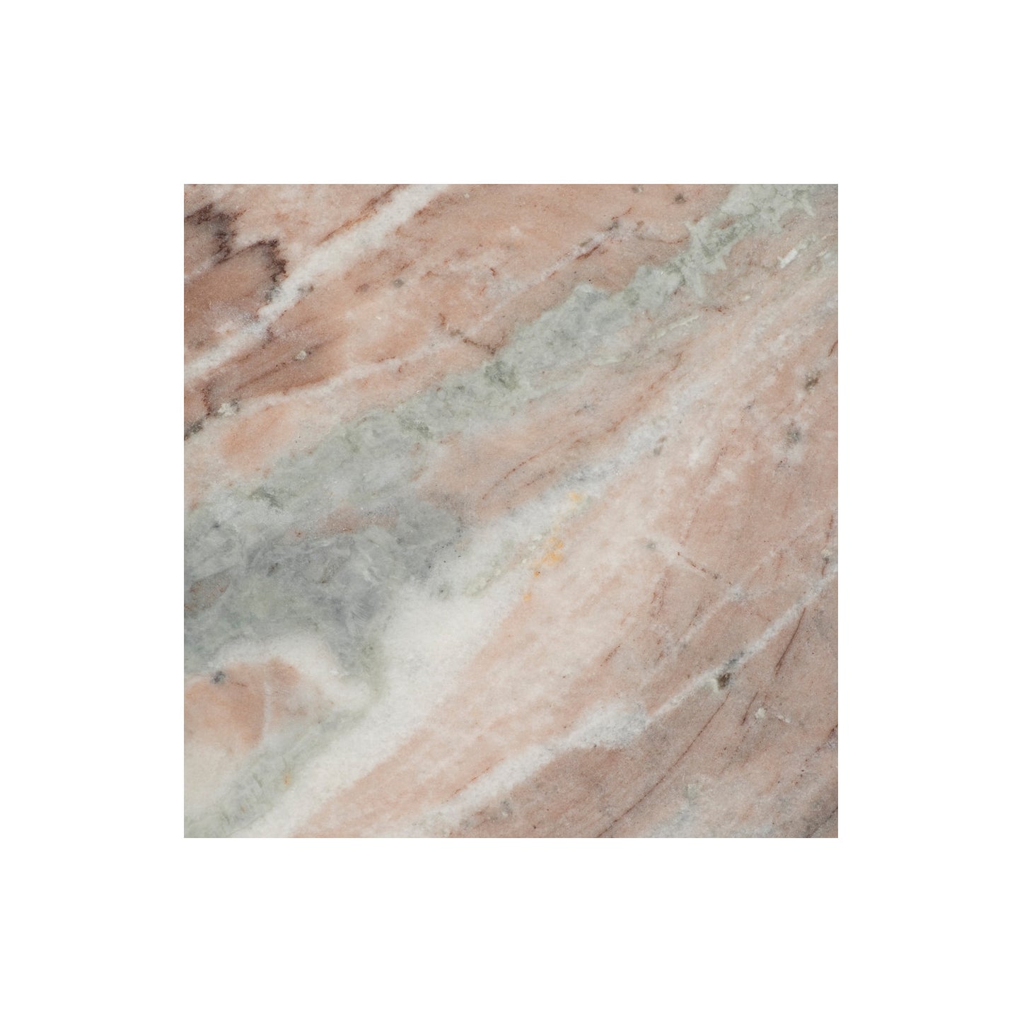 20" TORRENTO MARBLE ACCENT TABLE, BROWN