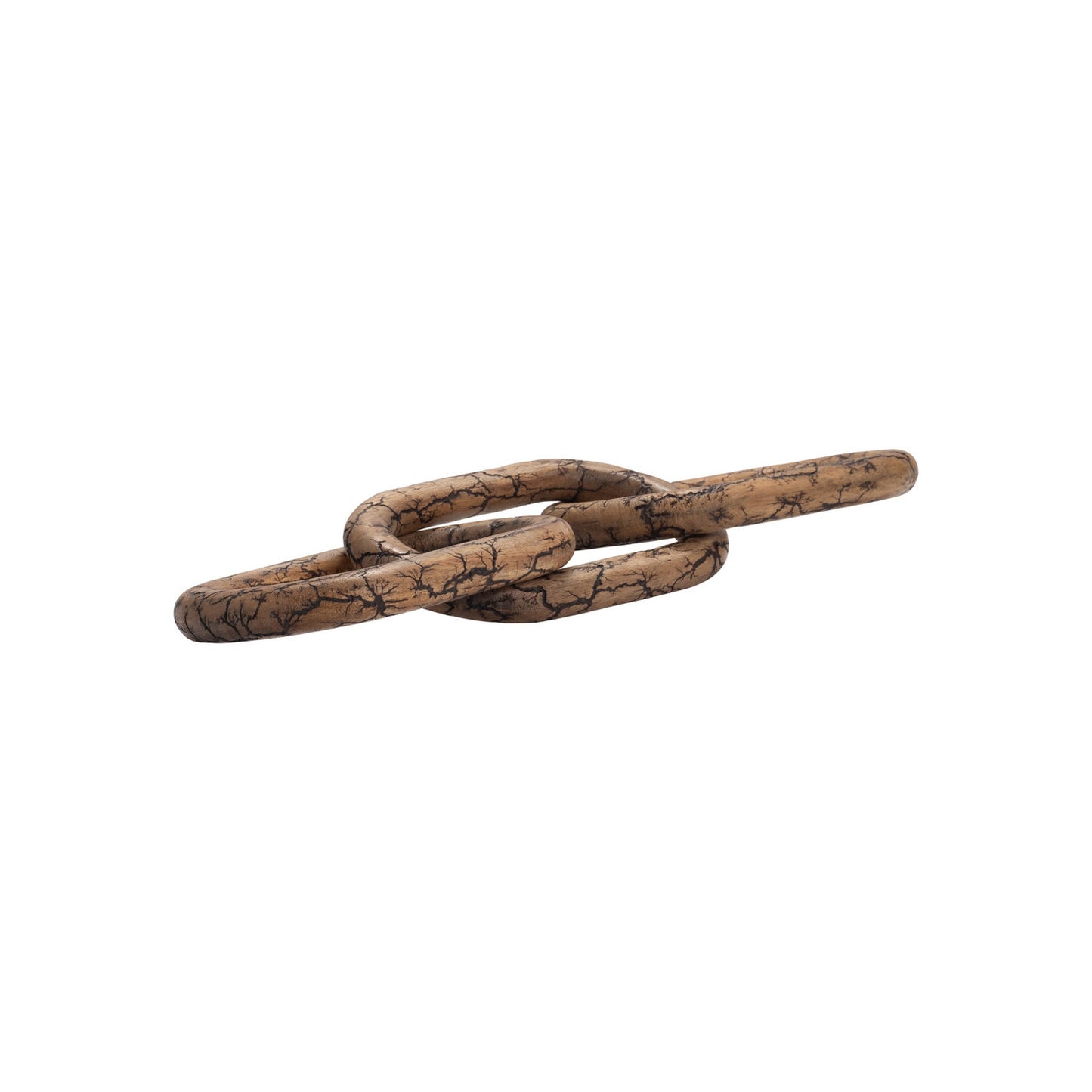 29" DESTA DARK WOOD LINK CHAIN