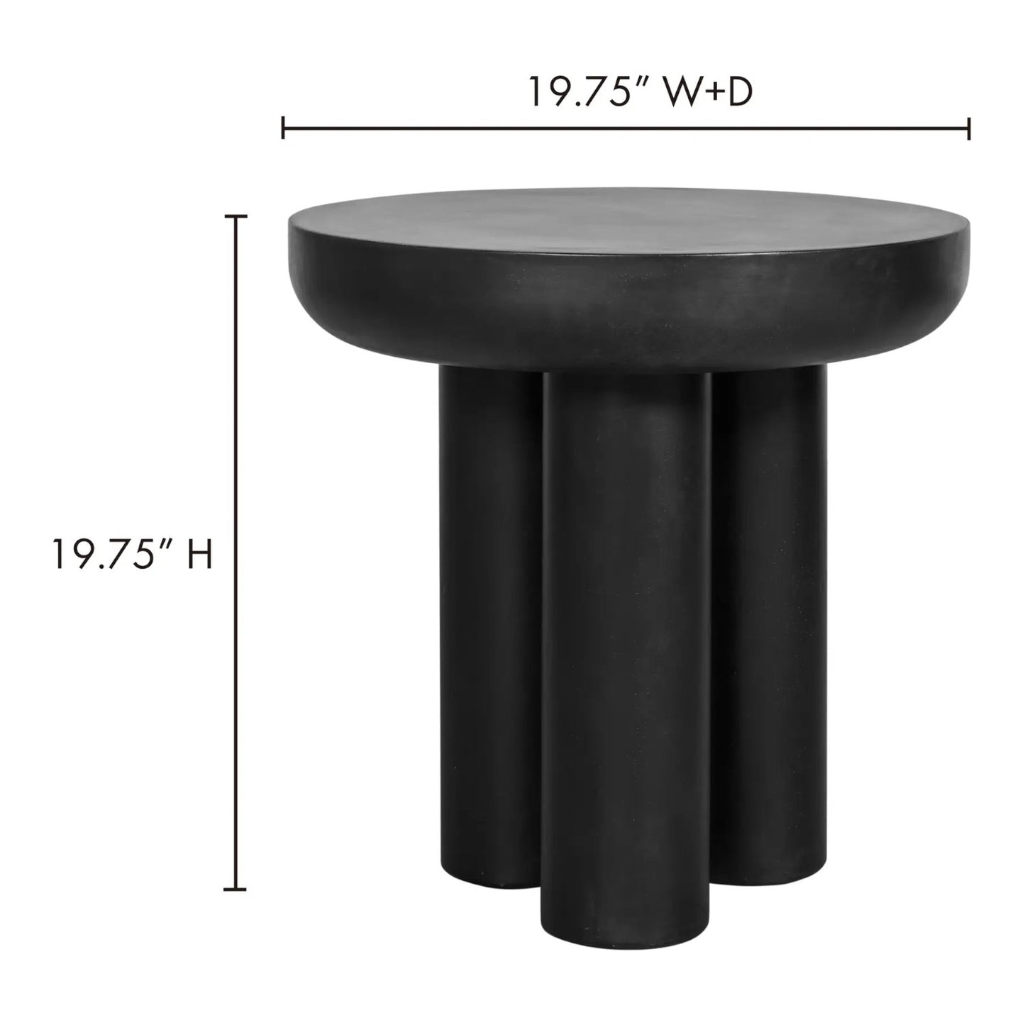 ROCCA SIDE TABLE BLACK