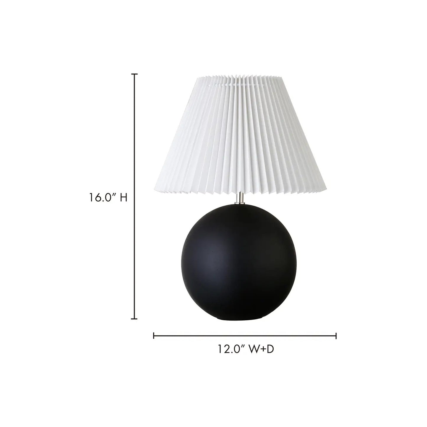 TUVE TABLE LAMP BLACK