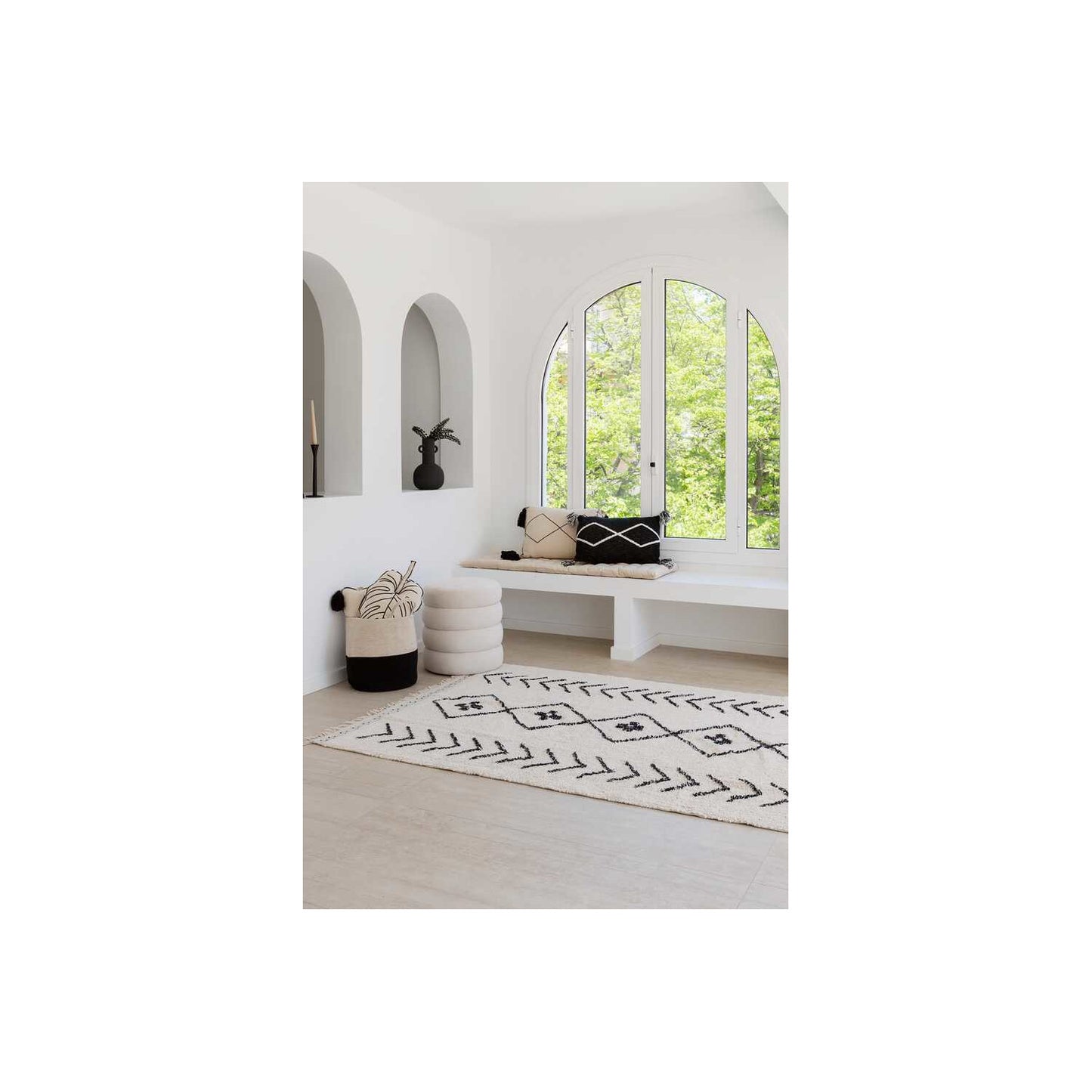 Washable rug Bereber Rhombs
