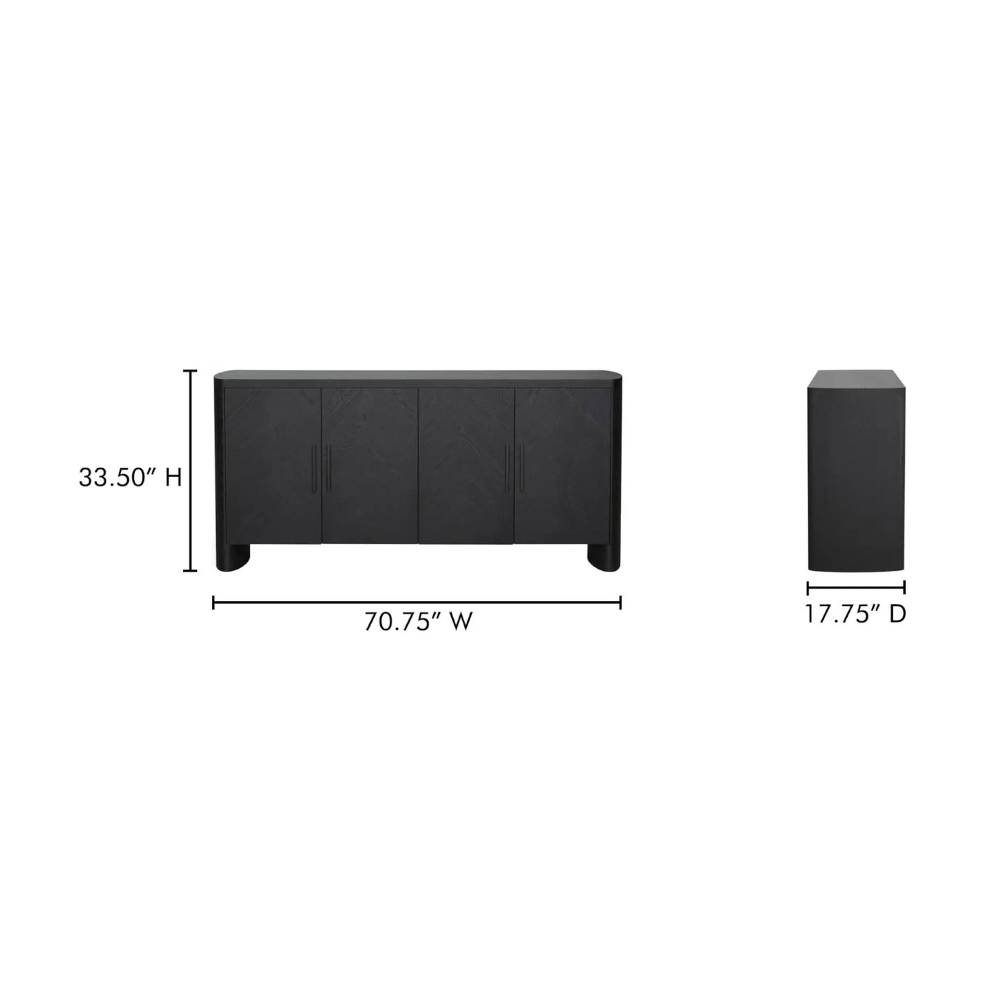 WILLIAM SIDEBOARD BLACK
