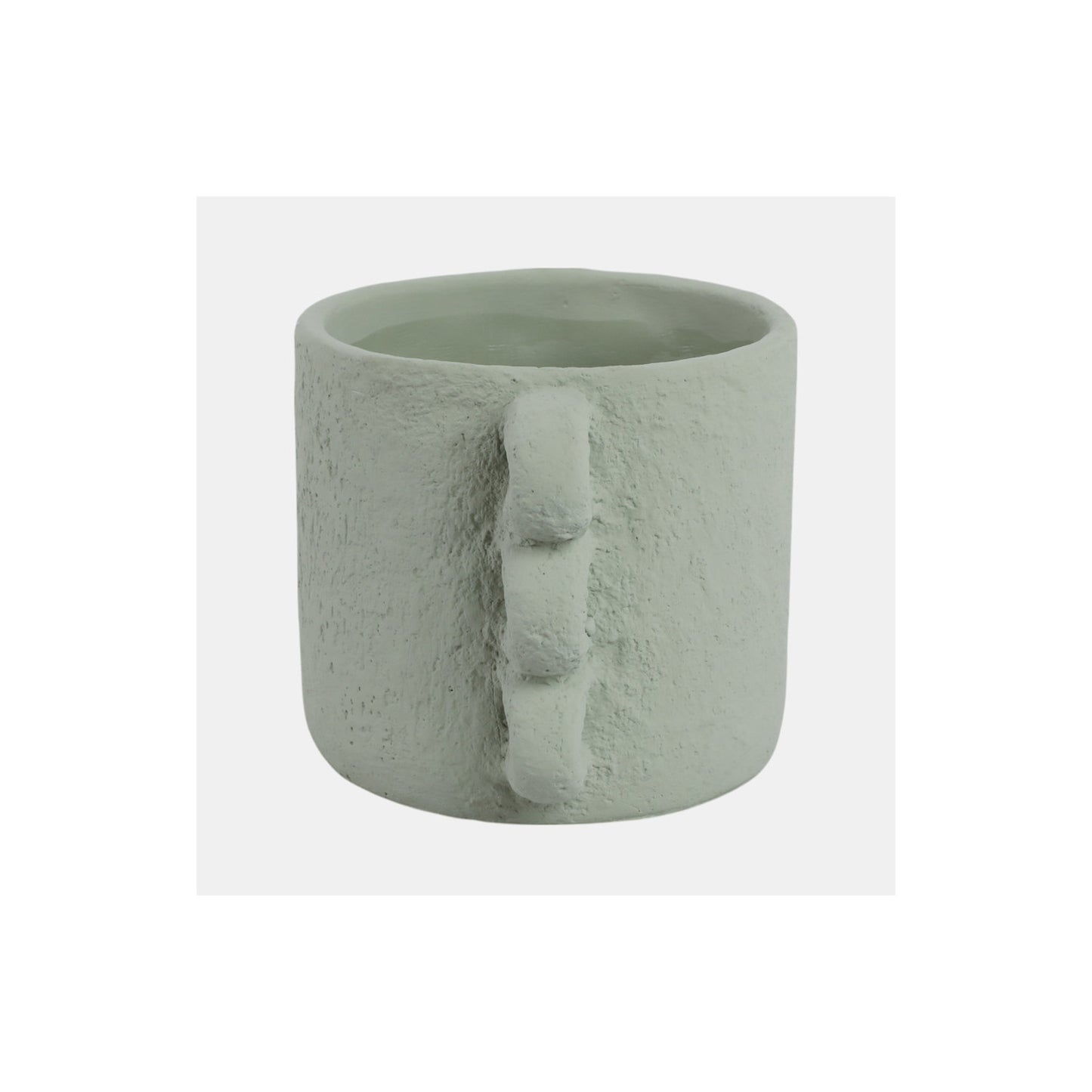 10" ARCH HANDLE PLANTER, GREEN