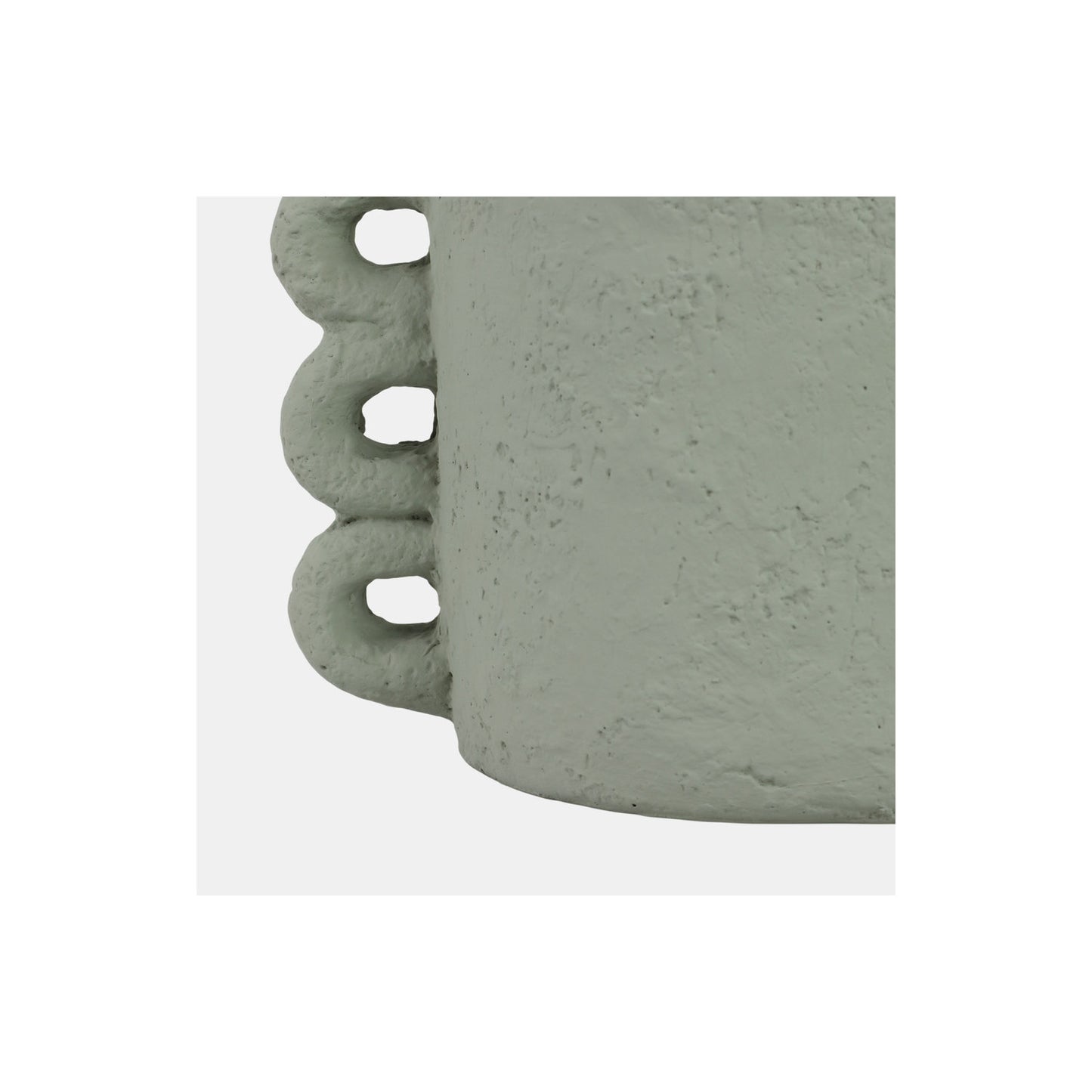 10" ARCH HANDLE PLANTER, GREEN