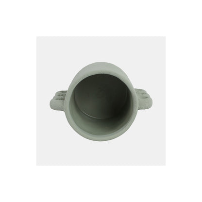 10" ARCH HANDLE PLANTER, GREEN