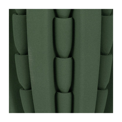 11" LAKELAND 3D PRINTED VASE, GREEN