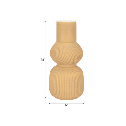 12" MARCHENA 3D PRINTED VASE, ICED COFFEE