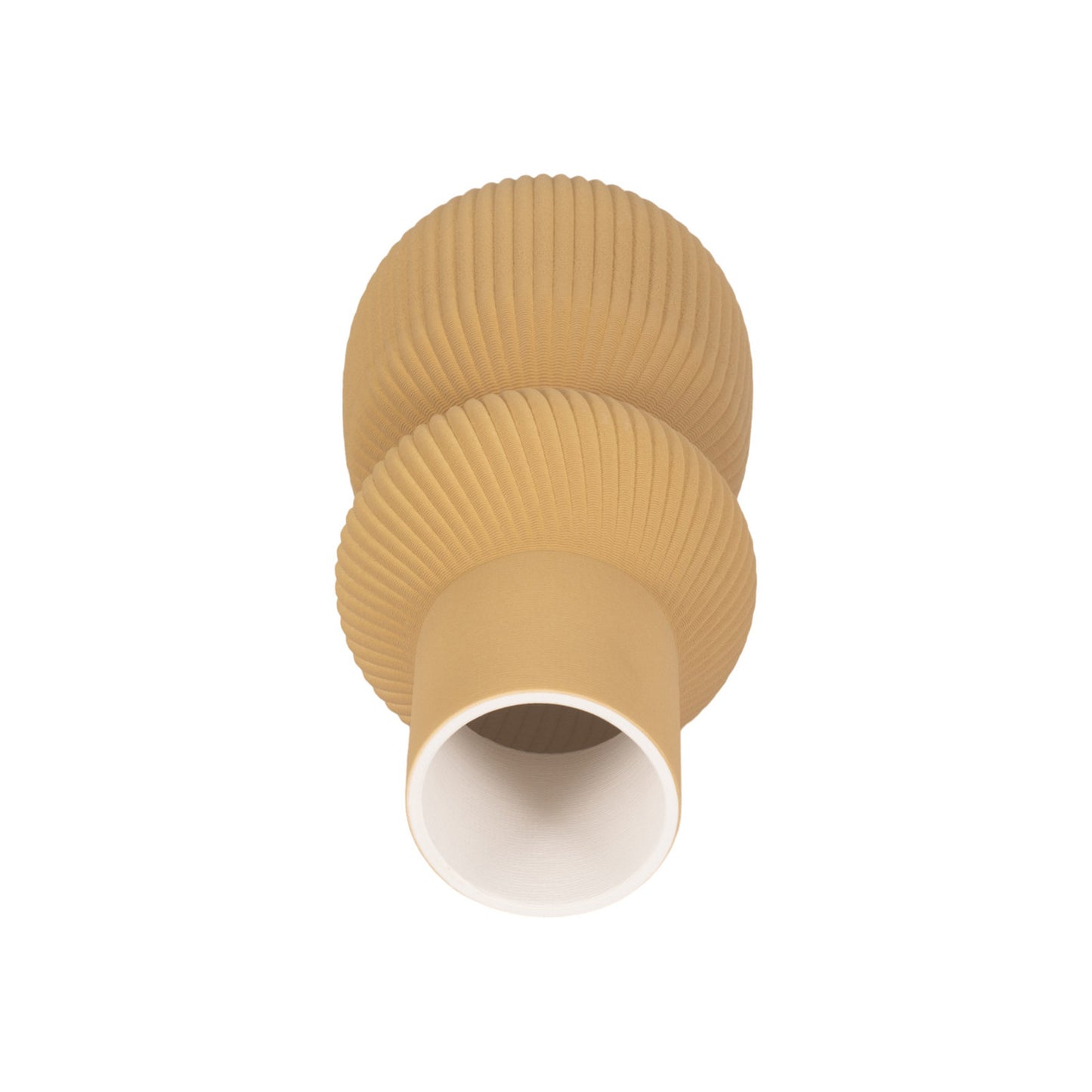 14" MARCHENA 3D PRINTED VASE, ICED COFFEE