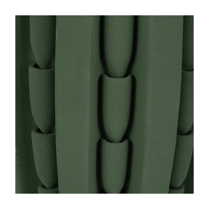 15" LAKELAND 3D PRINTED VASE, GREEN
