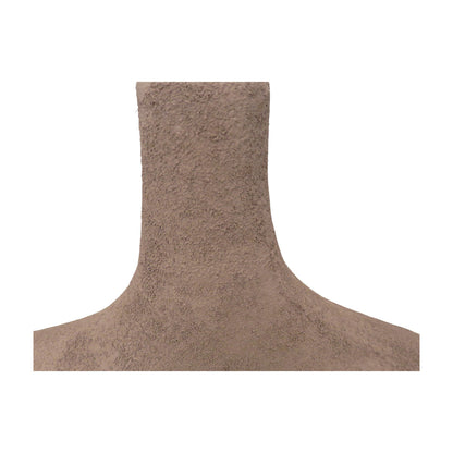 15" METZ LARGE BROWN VASE