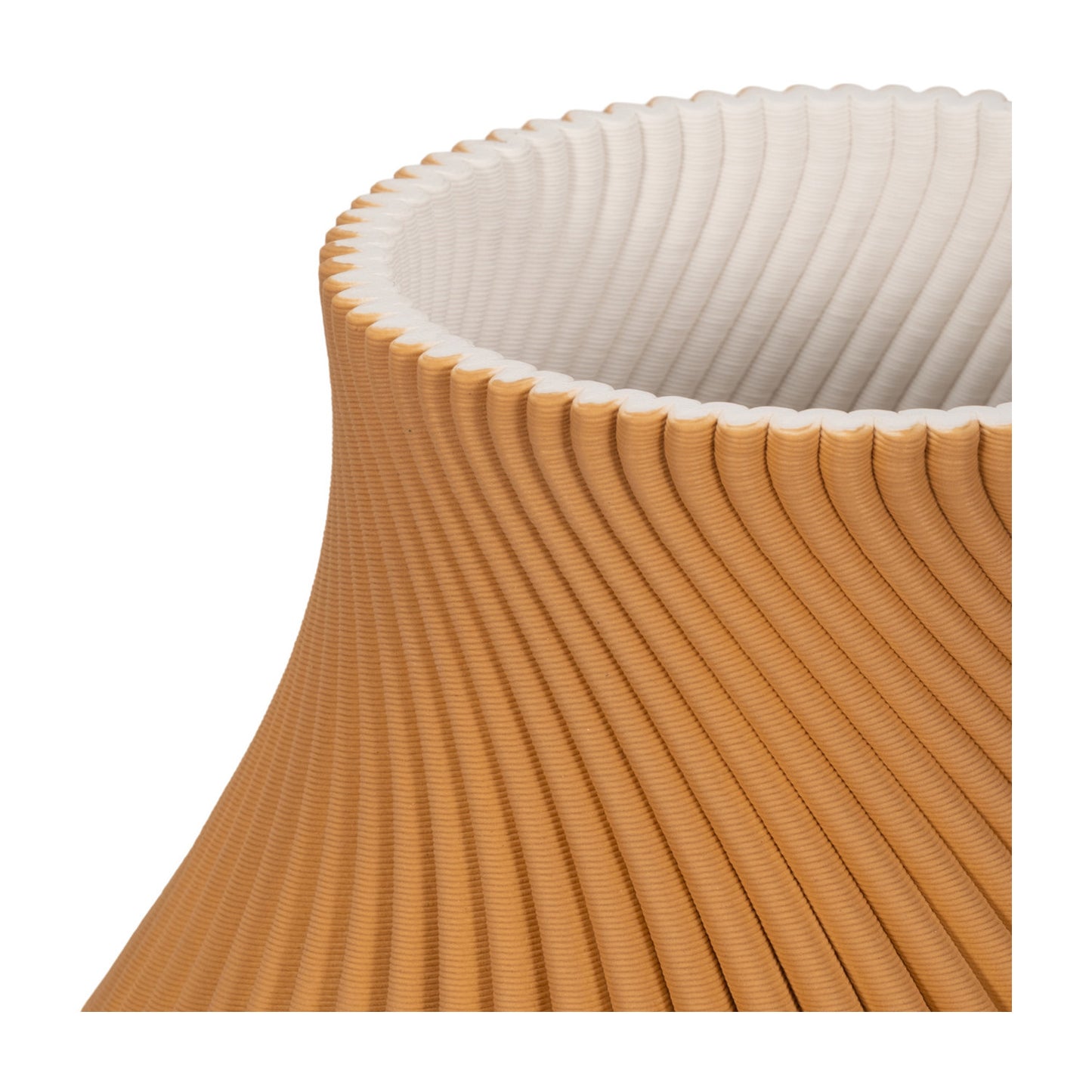 15" SEYMOUR 3D PRINTED VASE, APPLE CINNAMON