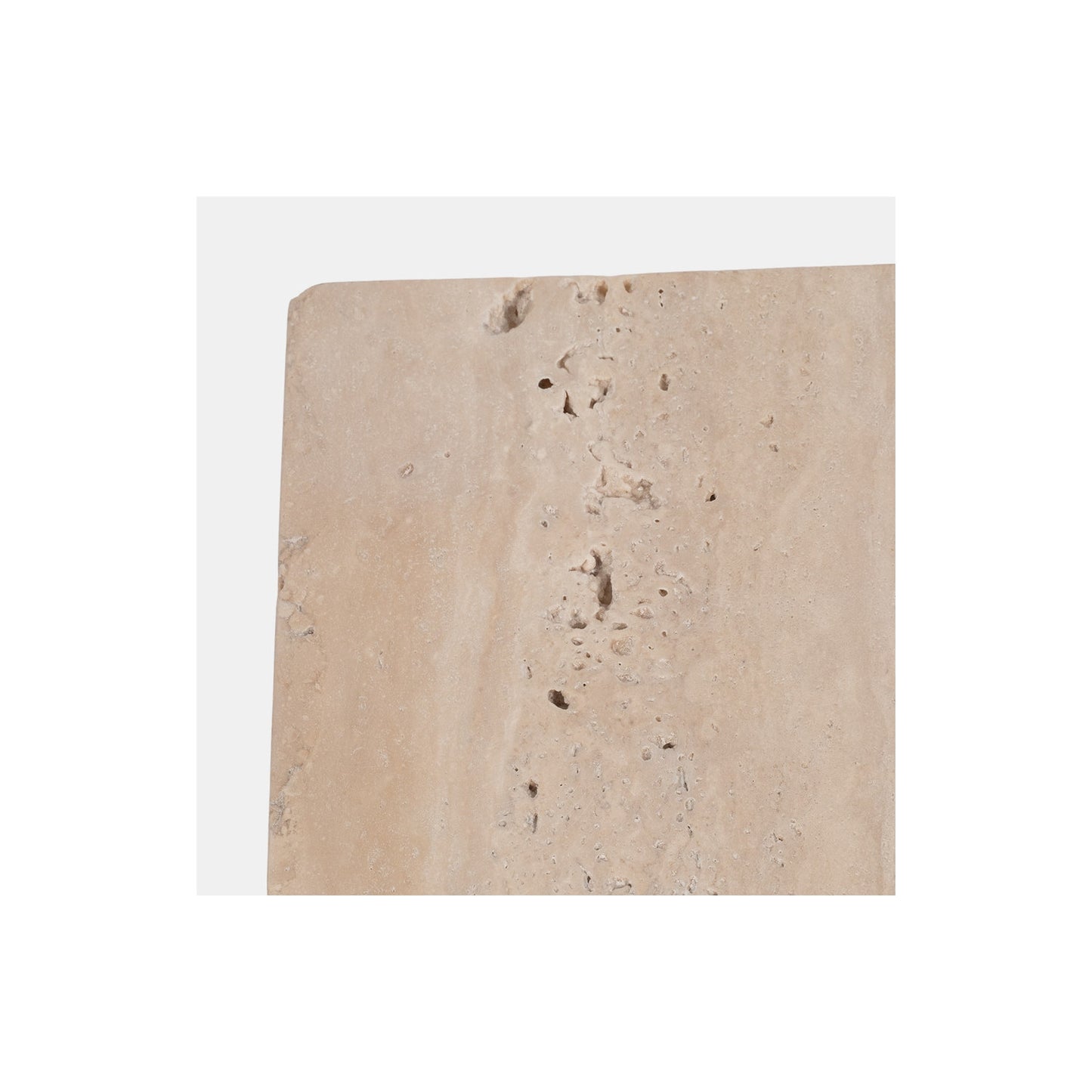 18" TRAVERTINE BOOKSTAND, TAN