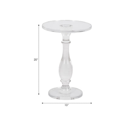 20" NIVINE ACRYLIC ACCENT TABLE