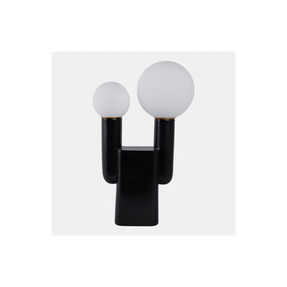 20X12" DOUBLE HEAD TOTEM LAMP WITH BASE SWITCH, BL