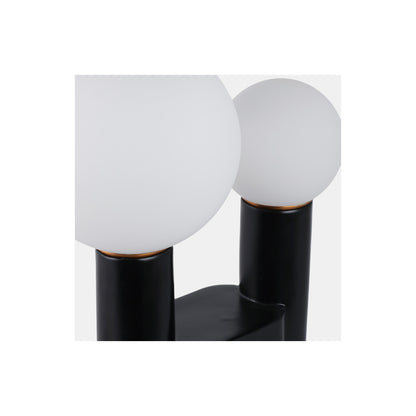 20X12" DOUBLE HEAD TOTEM LAMP WITH BASE SWITCH, BL