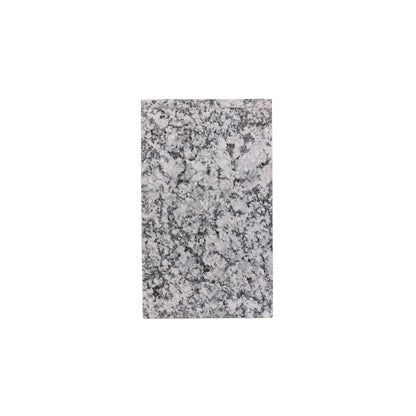 20X12" MARBLE PEDESTAL ACCENT TABLE, WHITE/BLACK