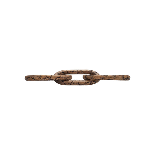 29" DESTA DARK WOOD LINK CHAIN
