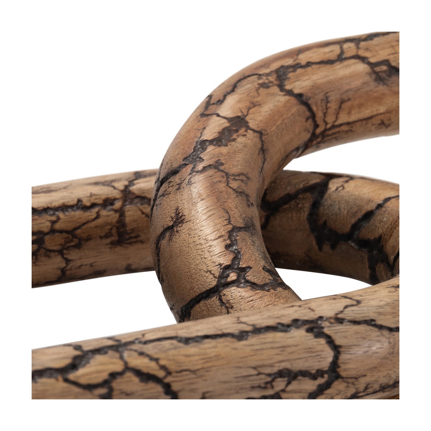 29" DESTA DARK WOOD LINK CHAIN