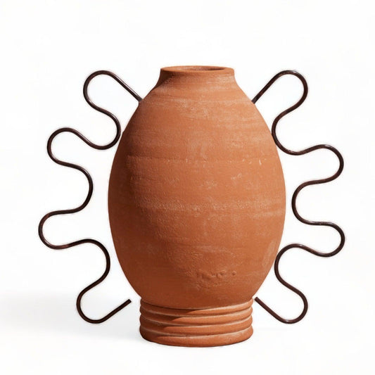 Aman Terracota Vessel by Diego Olivero Studio