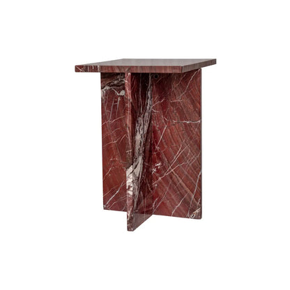 BLAIR ACCENT TABLE ROSSO LEVANTO MARBLE