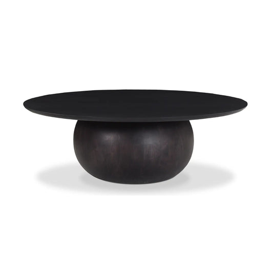 BRADBURY COFFEE TABLE LARGE BLACKENED ACACIA