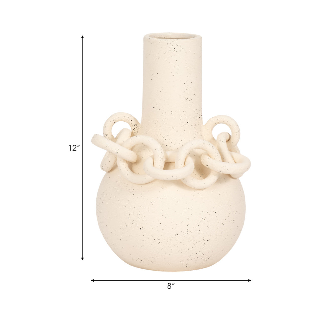 12" ANTIGUA MEDIUM RING VASE