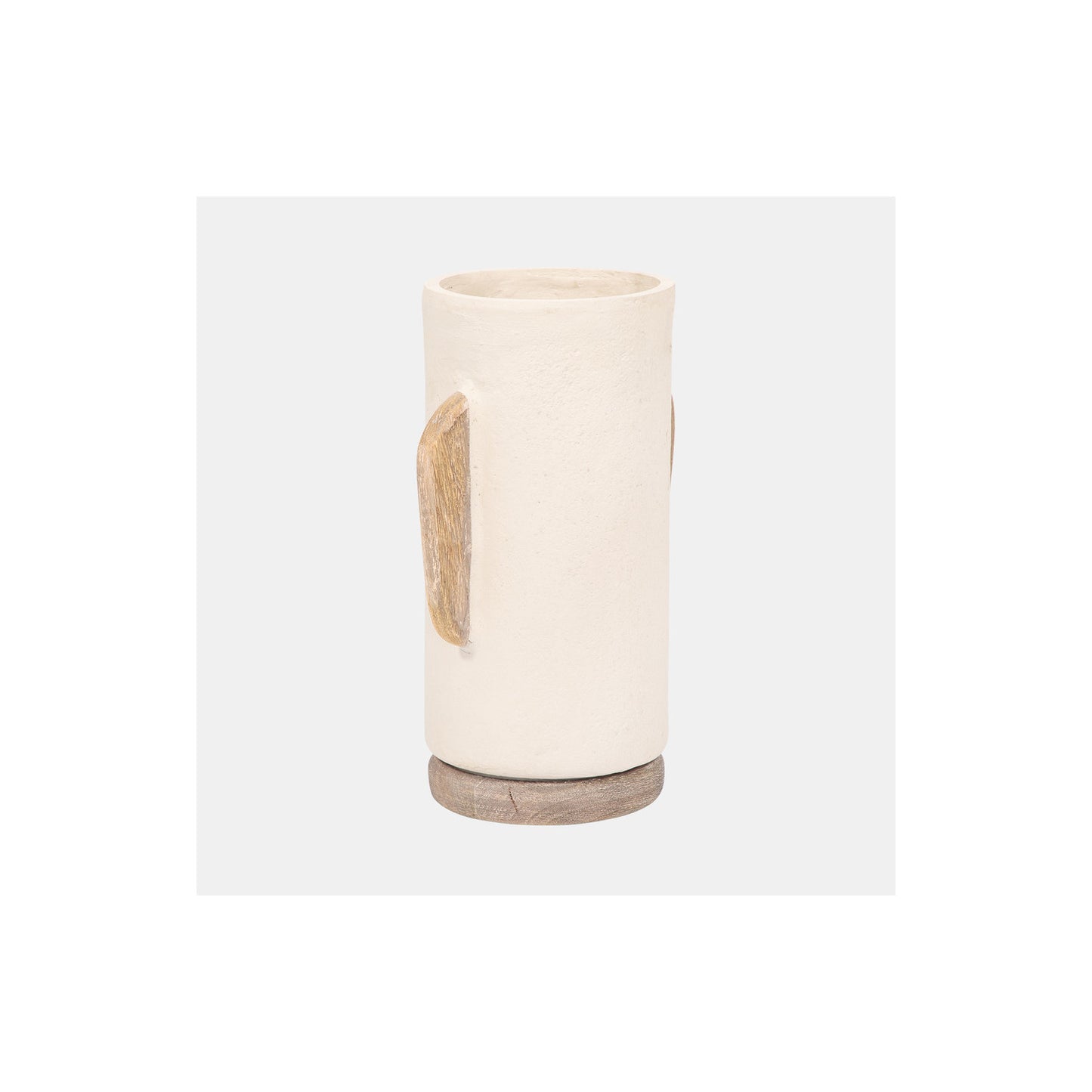 ECOMIX, 13" ORGANIC VASE, IVORY