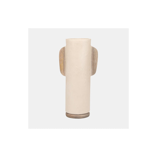 ECOMIX, 19" ORGANIC VASE, IVORY