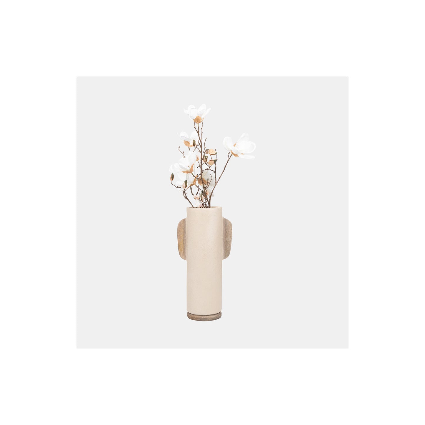 ECOMIX, 19" ORGANIC VASE, IVORY
