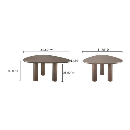 FINLEY DINING TABLE SMOKED