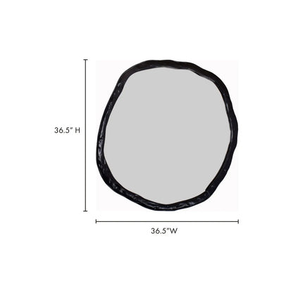 FOUNDRY MIRROR LARGE BLACK