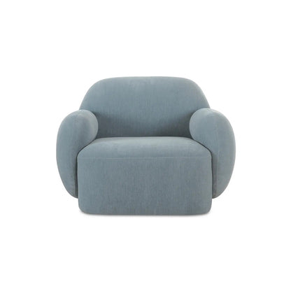 HAZEL LOUNGE CHAIR LIGHT BLUE