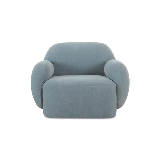 HAZEL LOUNGE CHAIR LIGHT BLUE