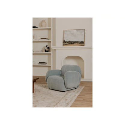 HAZEL LOUNGE CHAIR LIGHT BLUE
