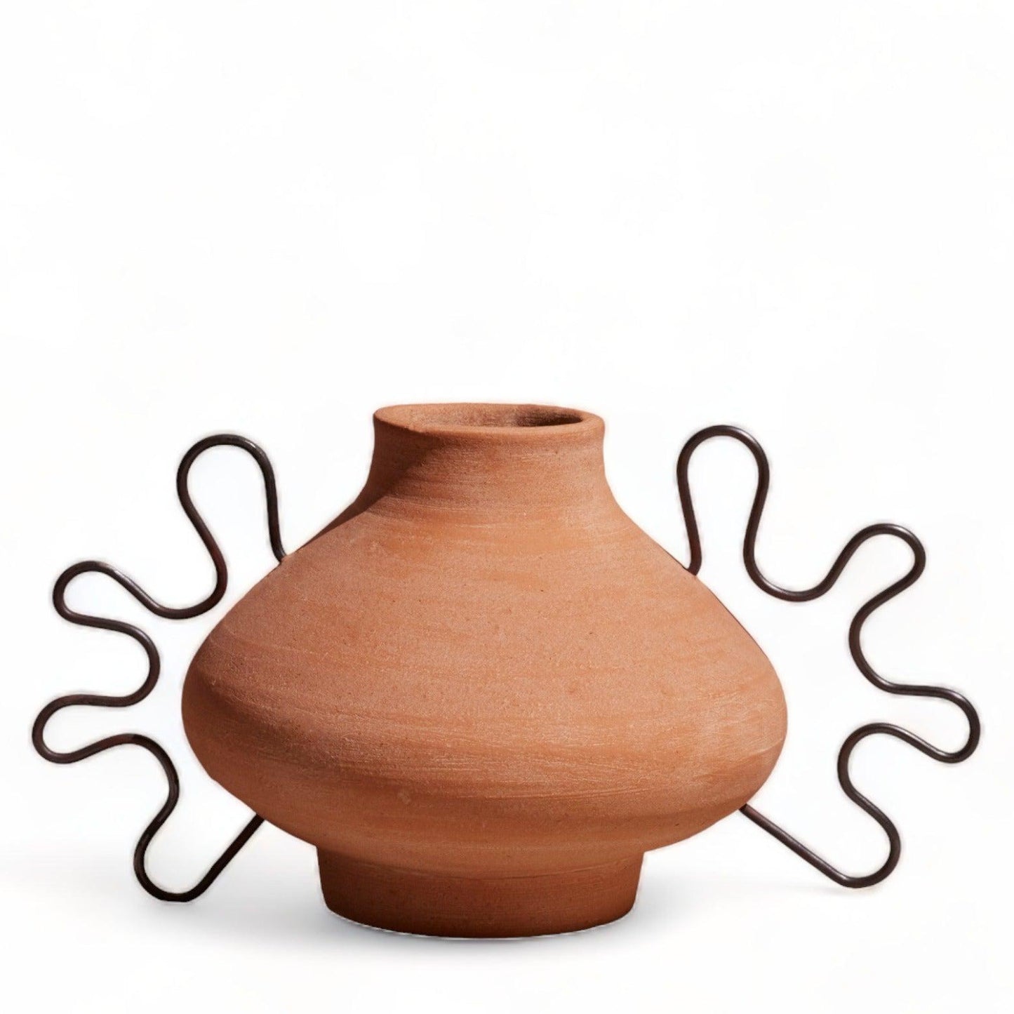 Ines Terracota Vessel by Diego Olivero Studio