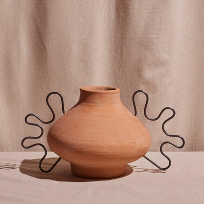 Ines Terracota Vessel by Diego Olivero Studio