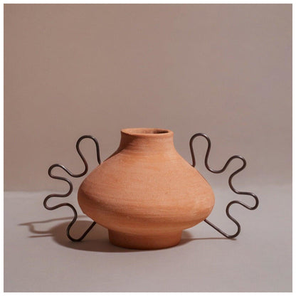 Ines Terracota Vessel by Diego Olivero Studio