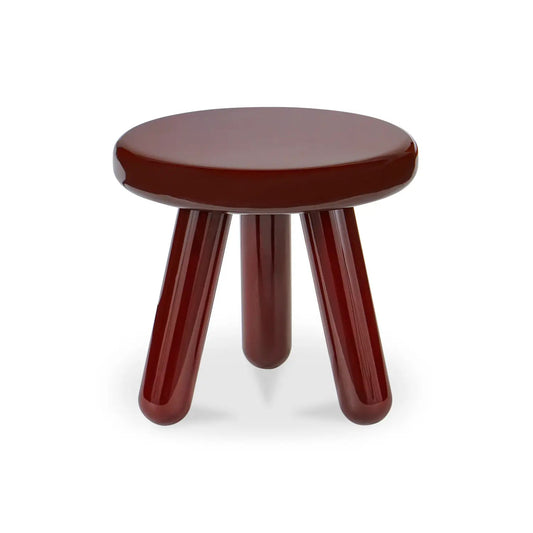 JOY ACCENT TABLE DEEP RED LACQUER