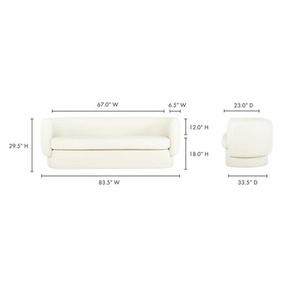 KOBA SOFA MAYA WHITE