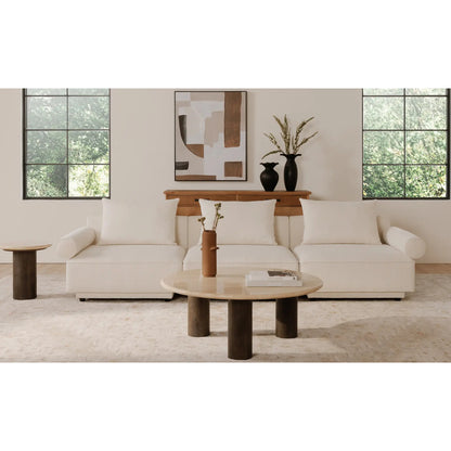 LANDON COFFEE TABLE BEIGE TRAVERTINE