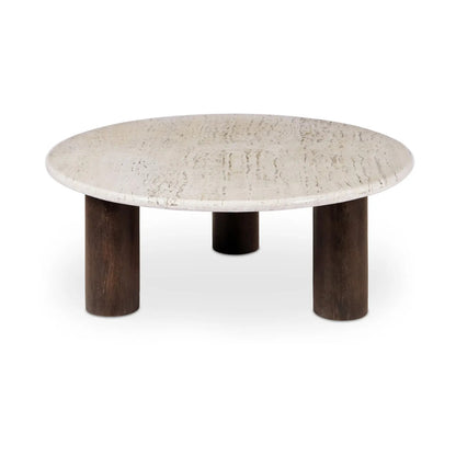 LANDON COFFEE TABLE BEIGE TRAVERTINE