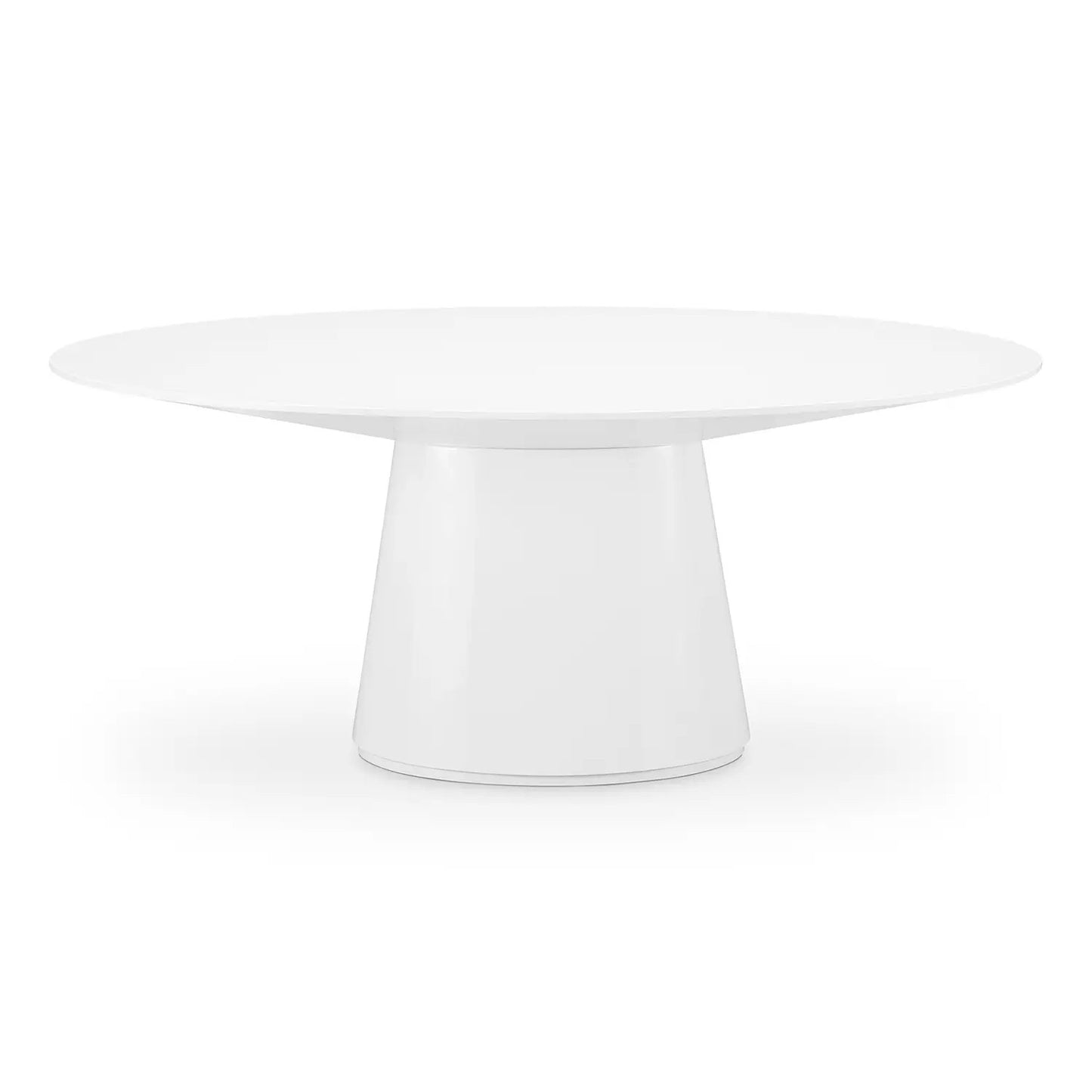 OTAGO OVAL DINING TABLE WHITE