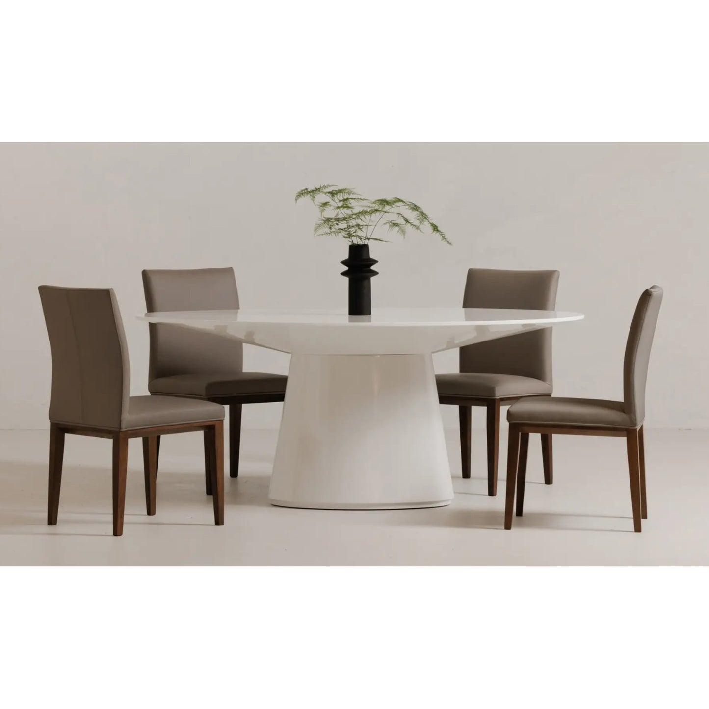 OTAGO OVAL DINING TABLE WHITE