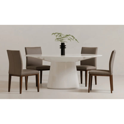 OTAGO OVAL DINING TABLE WHITE