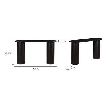 POVERA CONSOLE TABLE BLACK