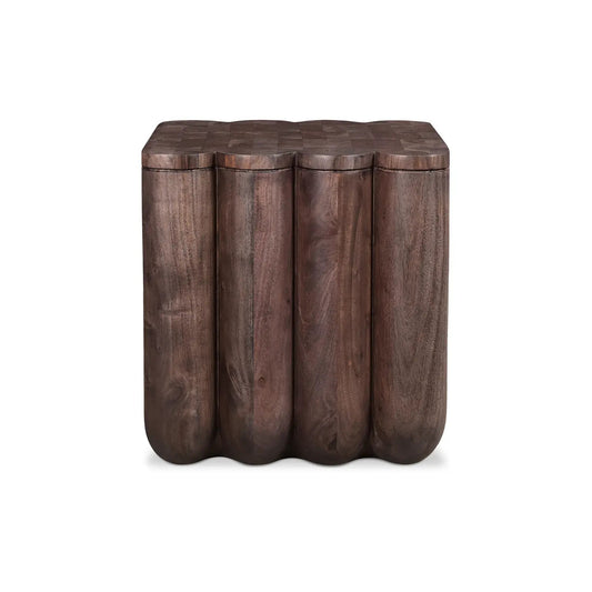 PUNYO PUNYO ACCENT TABLE ESPRESSO BROWN