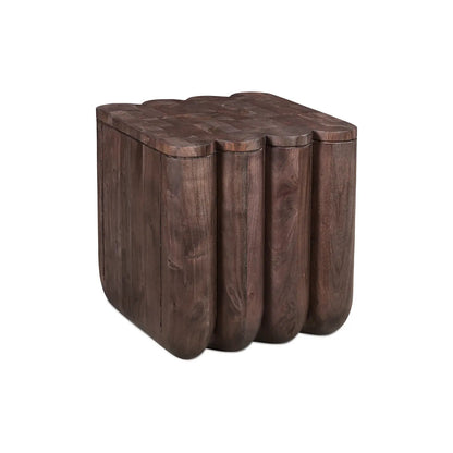 PUNYO PUNYO ACCENT TABLE ESPRESSO BROWN