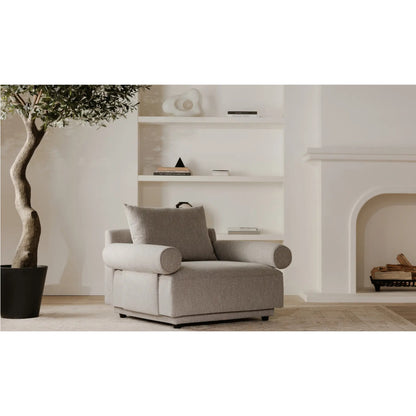 ROSELLO ARM CHAIR LIGHT GREY